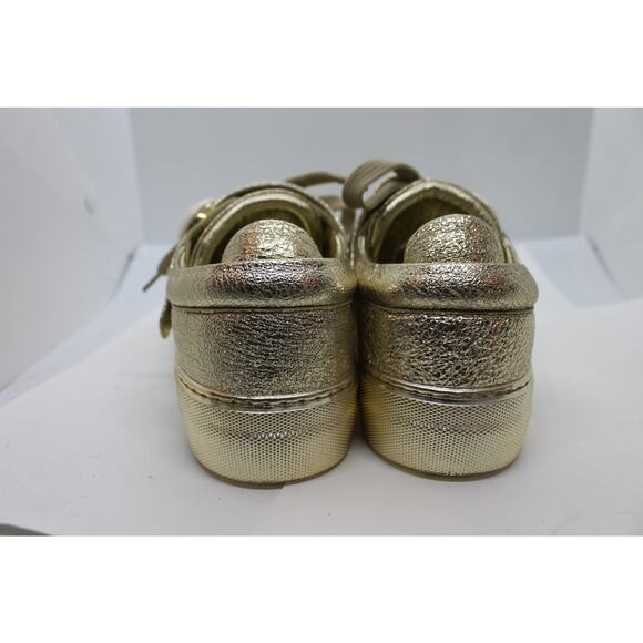 Nicholas Kirkwood Gold Pearlogy Platform Sneakers sz 6 M / 36 EU - Picture 5 of 6